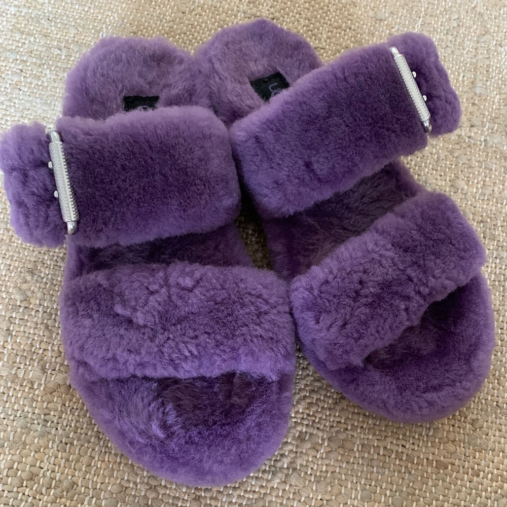 Ugg Fuzz Yeah Sandals In Violet Bloom - image 2